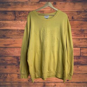 5 for $25🔥Pusheen Chef Kitty Yellow Pullover Sweatshirt 3XL